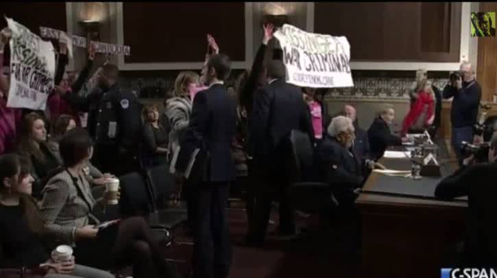 code_pink_protesters_surprise_henry_kissinger_mccain_calls_them_low_life_scum_youtube