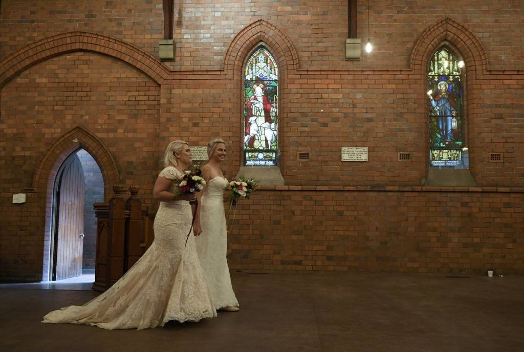 First official day same-sex marriage ceremonies